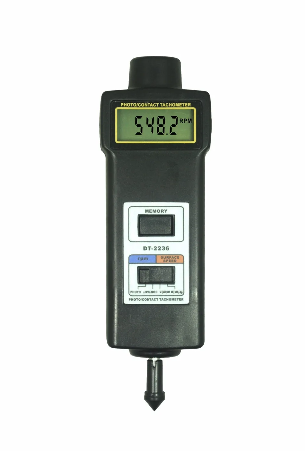 Digital tachometer, Photo Tachometer, Contact Tachometerin Level
