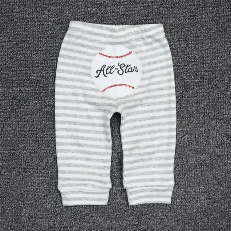 baby leggings Solid striped Unisex Newborn Baby Pants Summer Cotton Infant boys girls Pants