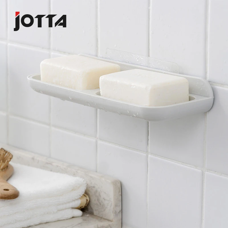 Soap box bituminous soap rack double bathroom hanging double row creative perforated suction cup wall hanging suction wall bathr