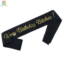 Золотой блеск это мой день рождения суки смешная лента для дня рождения для женщин 30th 40th День Рождения украшения принадлежности подарки