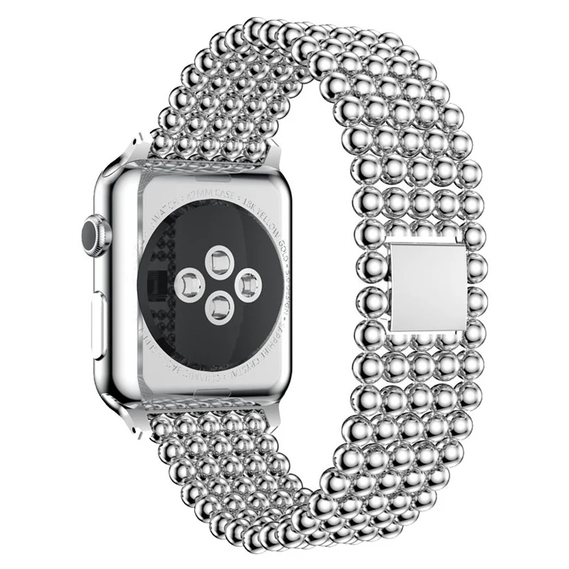 Практичная Очаровательная нержавеющая сталь сменный ремешок для наручных часов Ремешок для Apple Watch группа серии 1 2 3 38 мм 42 для женщин с