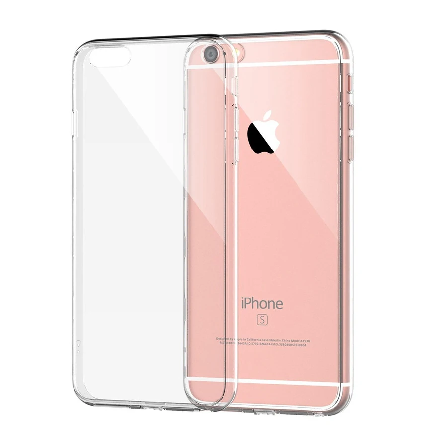  IQD For Apple iPhone 6 6s Case Slim Crystal Clear TPU Silicone Protective sleeve for iPhone 6 plus / 6s plus cover cases 