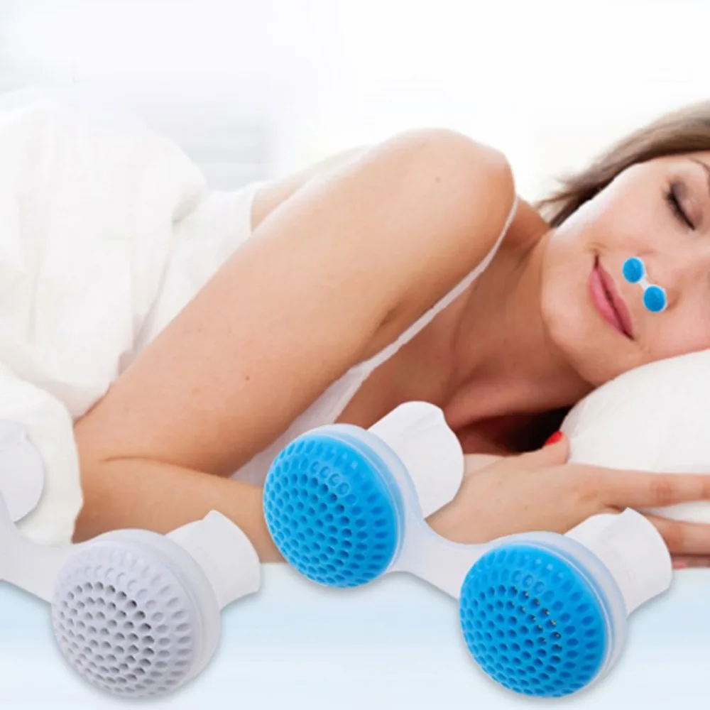 Anti Snoring Snore Stop Air Clean Filter Breathing Apparatus Purifier