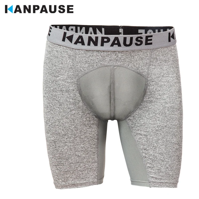 Мужские компрессионные колготки KANPAUSE шорты для фитнеса бега спортивная одежда