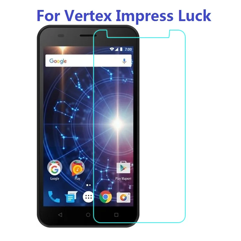 

For Vertex Impress Luck Tempered Glass Screen Protector For Vertex Impress Luck Premium Front Protective Glass Film Cover case