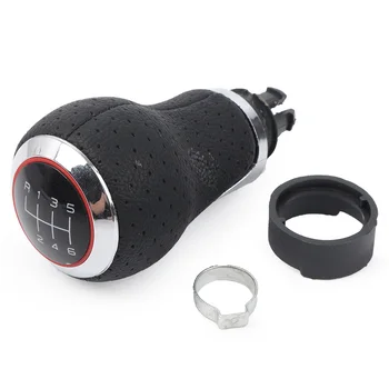 

Auto Car 6 Speed Manual Gear Shift Knob Gaiter For Audi A4 S4 B8 A5 8T Q5 8R S Line 2007 2008 2009 2010 2011 2012 2013 2014 2015