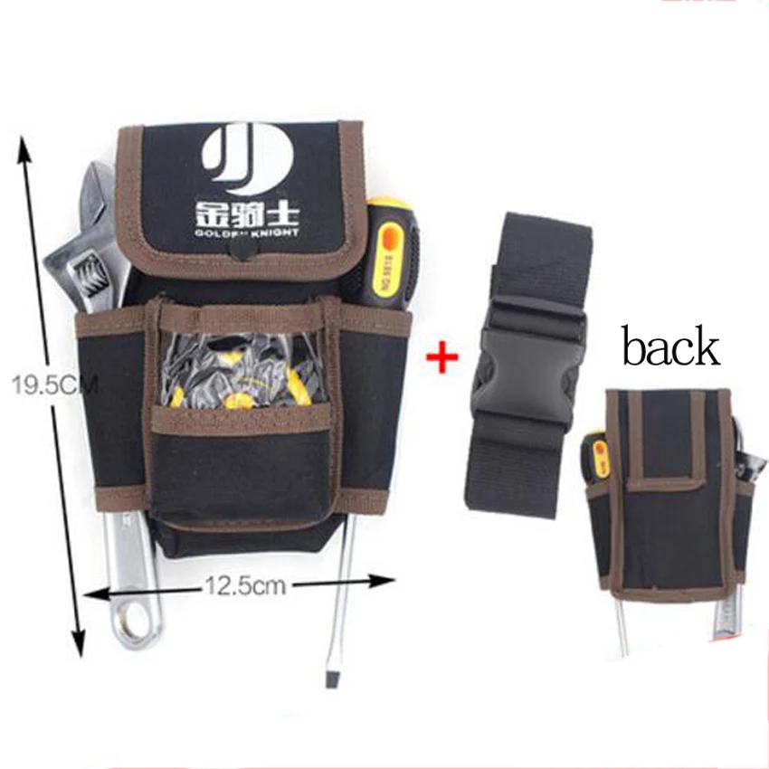 Multifunctional Electrician Tool Bag Waterproof Oxford Tools Kit Pockets & Waist Belt metal tool chest Tool Storage Items