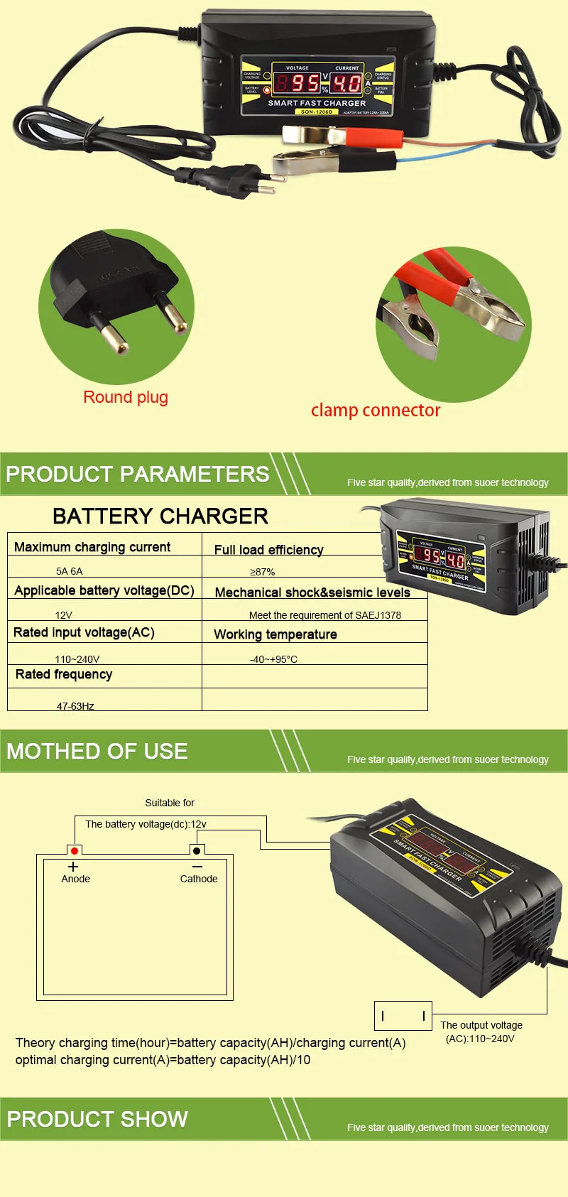 inteligente de energia para chumbo ácido úmido