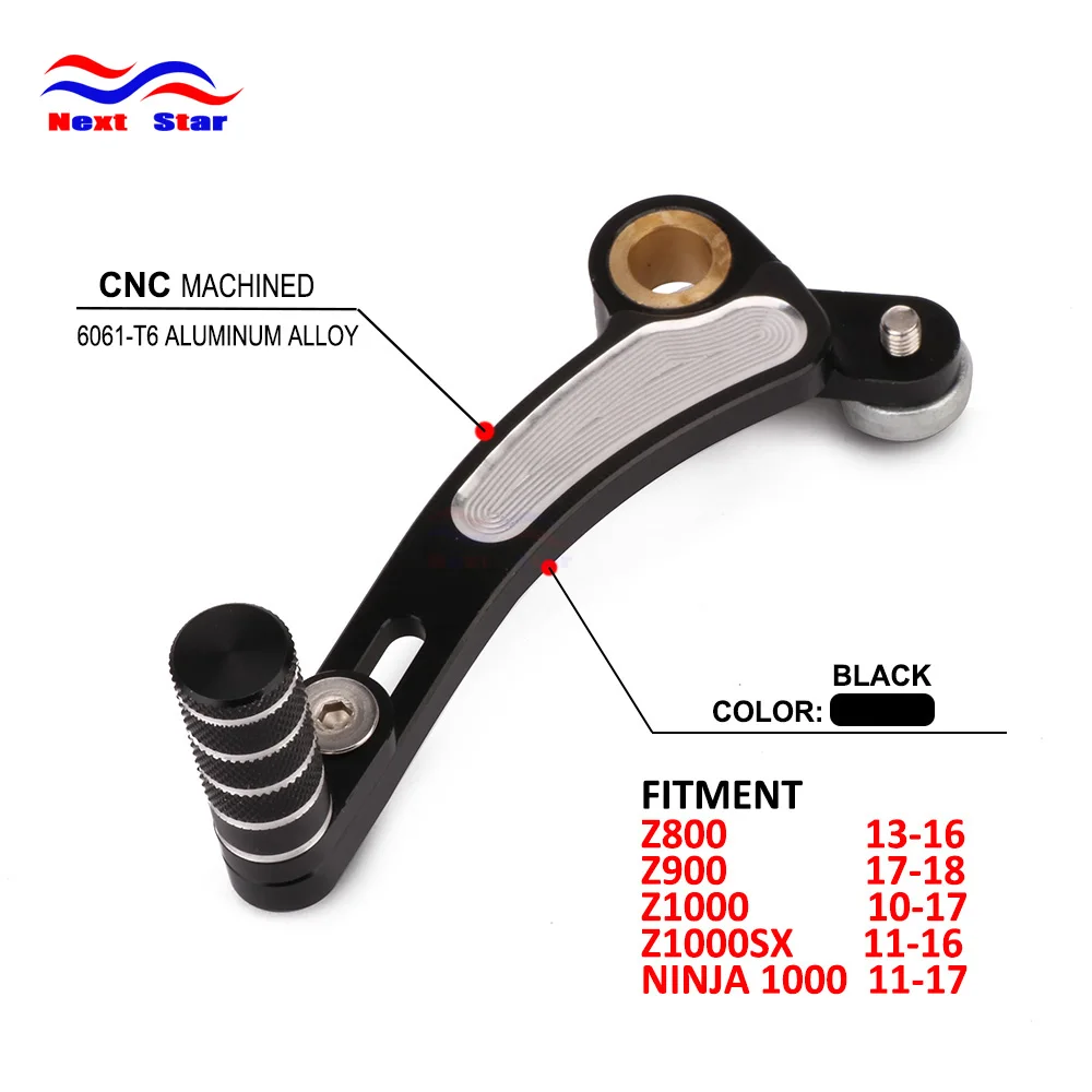 CNC ALUMINUM Adjustable Shift Lever Pedal Gears For KAWASAKI Z 800 900