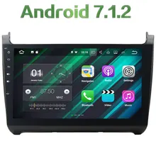 Quad Core 2GB RAM 16GB ROM Android 7.1.2 Bluetooth Stereo MP3 MP4 Touch Screen Bluetooth car radio for Volkswagen Polo 2015