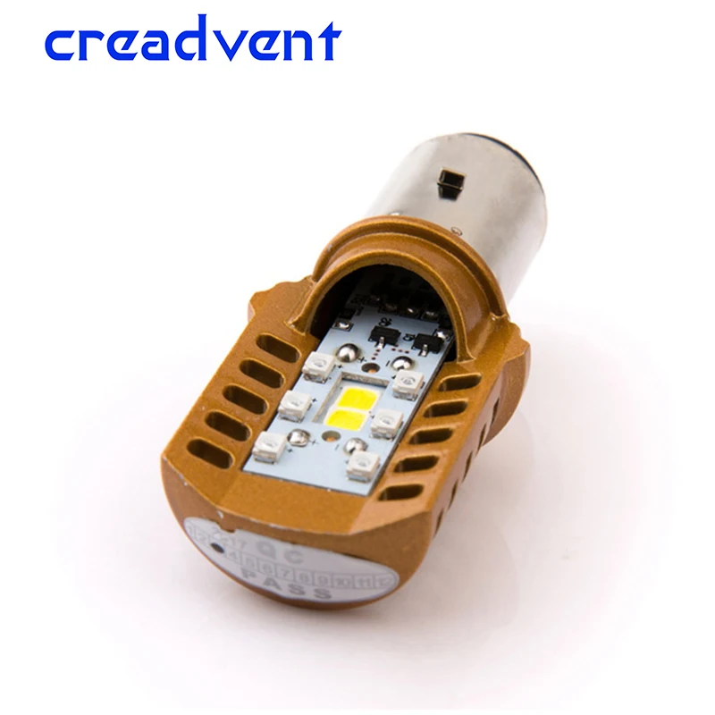 

Creadvent plug&play led ba20d H6 10w 1000lm Motorcycle Headlight Bulb scooter motorcycle front Headlamp 12V 6000k white
