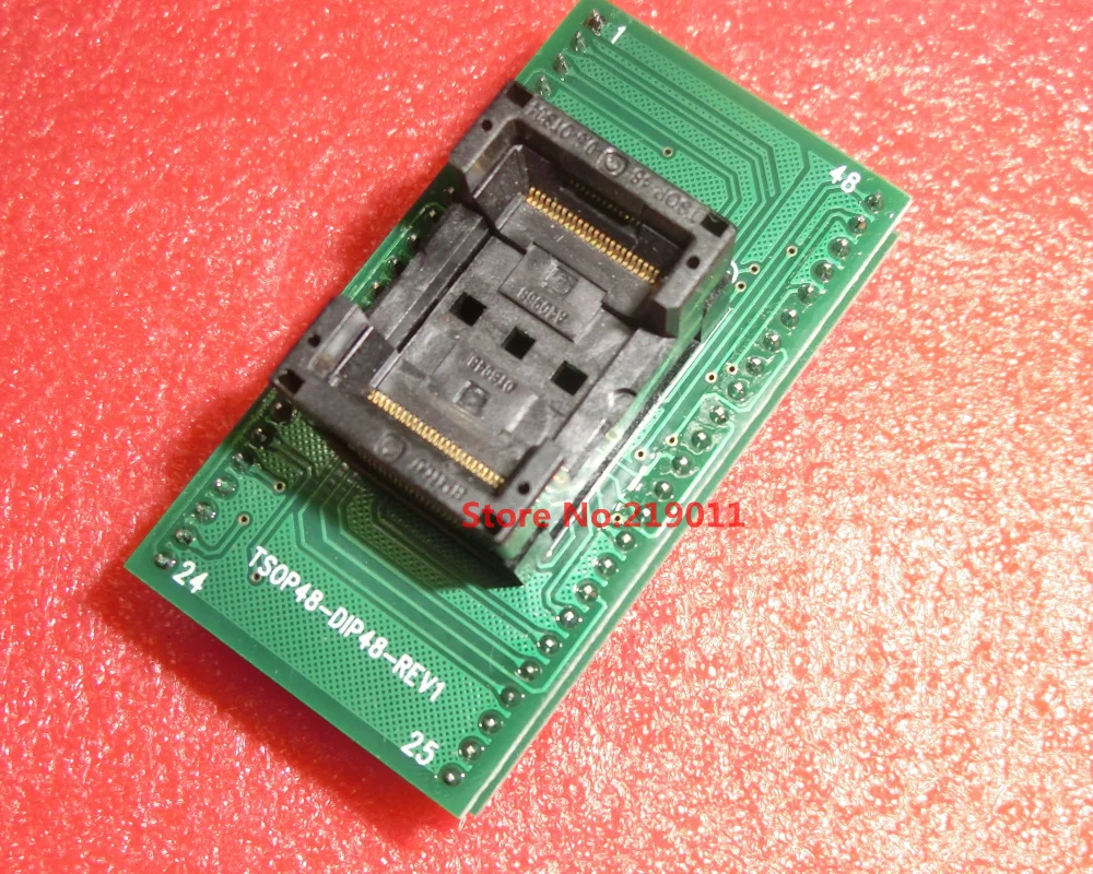 

TSOP48 to DIP48 Socket Adapter for TNM5000 programmer Xeltek USB programmer and RT 809H