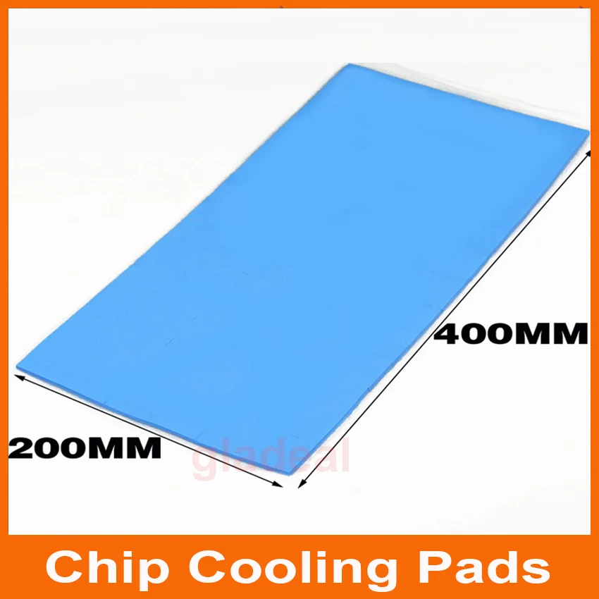 

200mm*400mm Cooling Silicone Thermal Pad Sheet Laptop Computer CPU GPU VGA Graphics Card Chip Heat Sink Heatsink