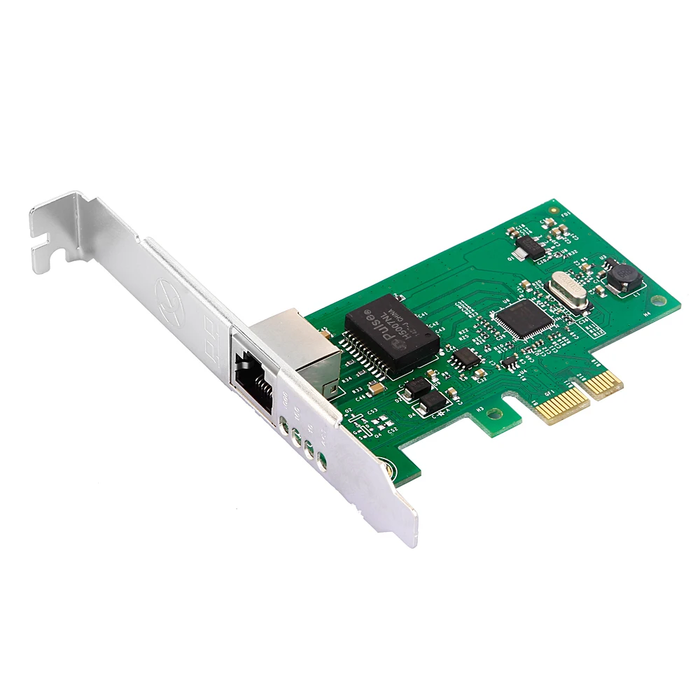 Diewu intel82574 PCI Express x1 PXE boot гигабайт LAN карта для сетевой карты ПК|Сетевые карты| |
