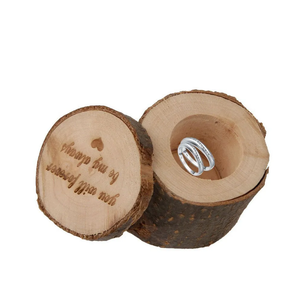 Персонализированные кантри ретро свадебное кольцо, ожерелье, серьги коробка держатель Шебби-шик, рустикальный деревянный подносителя колец мини коробка для влюбленных Droship
