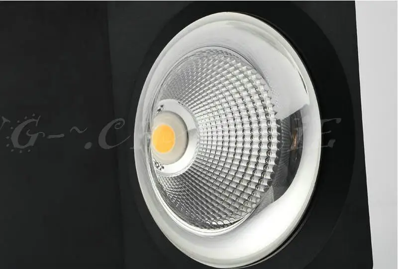 15 Вт 20 CREE COB светодиодный светильник Квадратный потолочный настенный Точечный