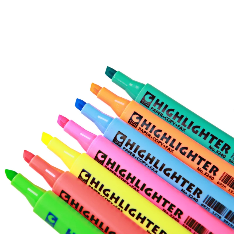 1 шт. милый Kawaii 7 цветов мини M& g маркер для выделения текста, Канцелярия наборы офисные школьные принадлежности подарок корейский студенческий маркер ручка
