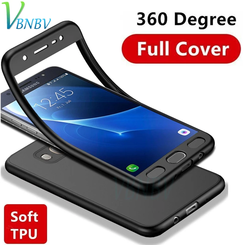 

360 Silicone Soft Case for Samsung Galaxy J4 J6 Plus J8 2018 J3 J5 J7 Prime 2017 EU TPU Cover for Galaxy S9 S8 Plus Note 8 9