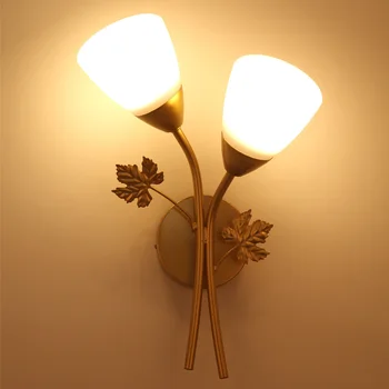 

Modern Nordic Study Wall Light Simple Creativity Living Room Lamp LED Personality Bedroom Light Corridor Rose Wall Lamp