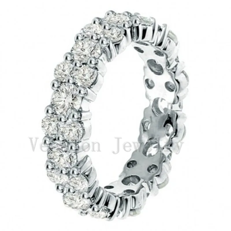 Женское кольцо из серебра 925 пробы с фианитом 5 карат|wedding band ring|band ringjewelry rings |