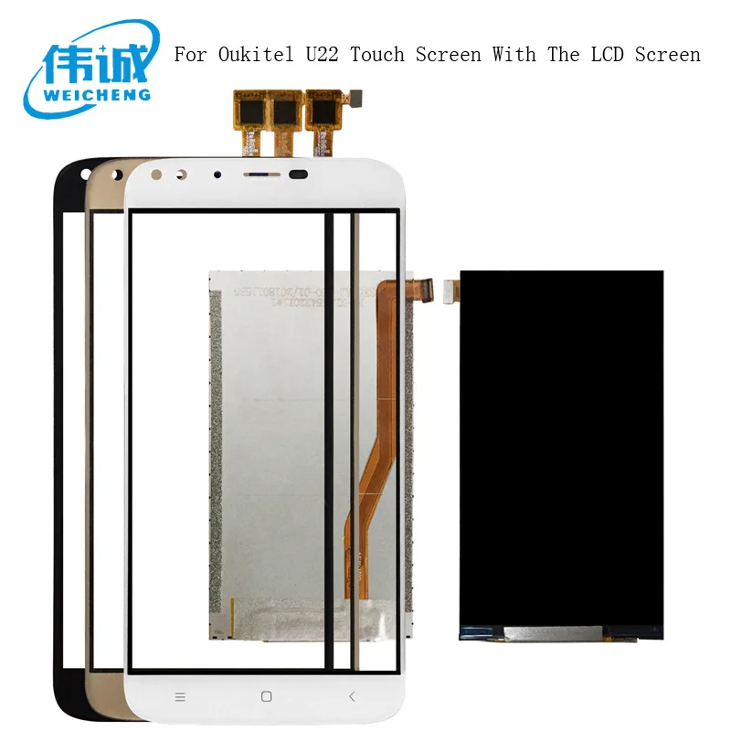 

WEICHENG For Oukitel U22 LCD Display With Touch Screen Digitizer For Oukitel U22 Mobile Replacement +Free Tools