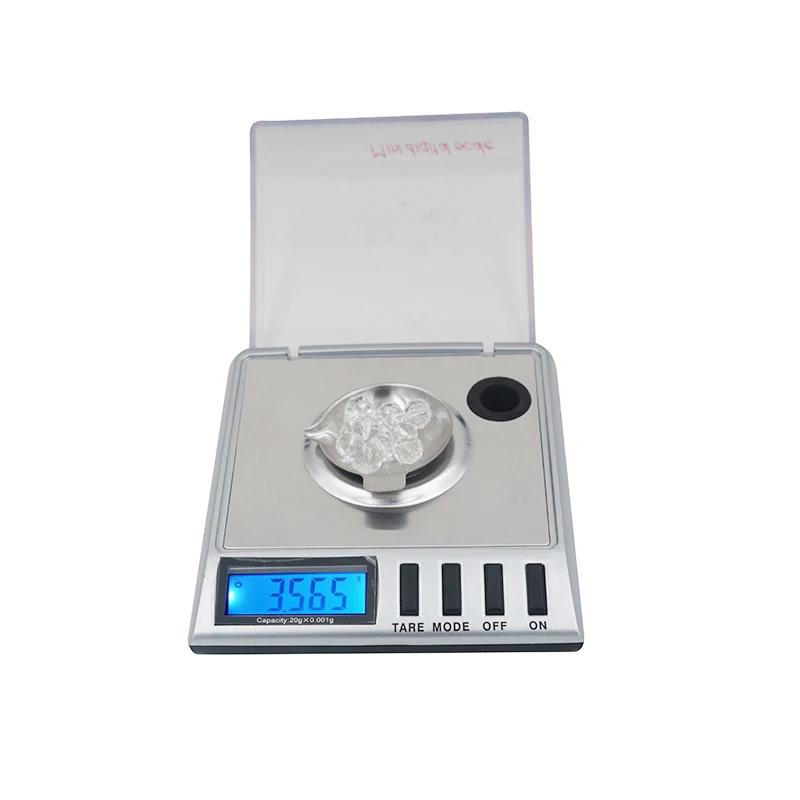

Mini Weigh Ultra Jewel Digital Pocket Jewelry Scale with Tweezers and Calibration Weight, 20g x 0.001g Capacity 20% off