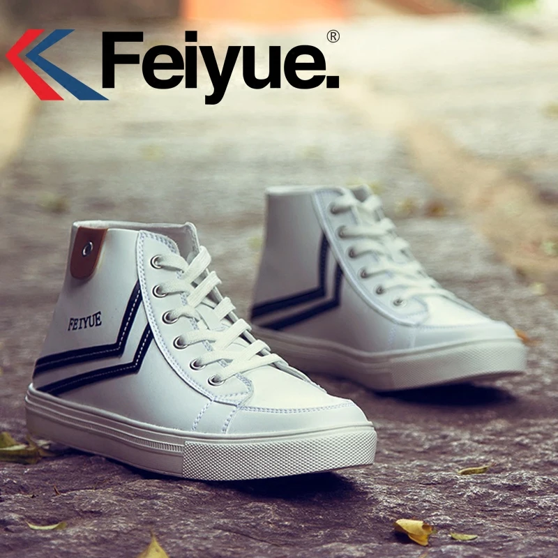 Оригинальные новые высокие Feiyue классические туфли армейские ботинки мягкие и удобные мужские кроссовки wo мужская обувь