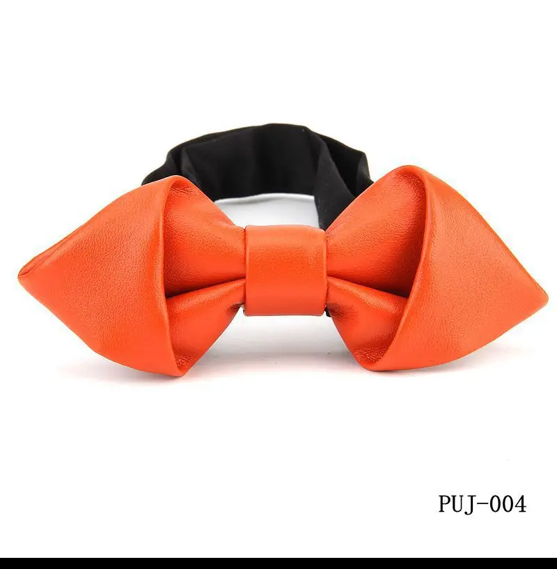 2019 Высокое качество Классический PU классический искусственная кожа Галстуки бабочка праздничный галстук-бабочка черный плюшевый