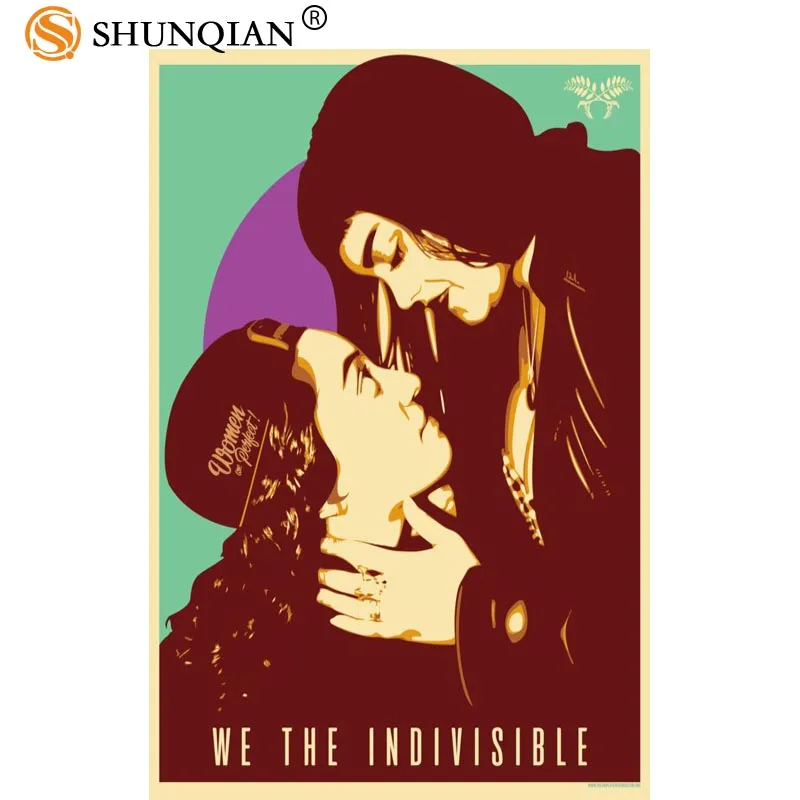 

Custom Posters shepard fairey Art Home Room Interior Silk Poster Mural Poster Decoration More size