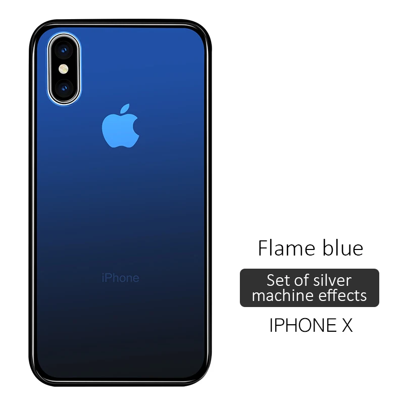 Gradient Tempered Glass Phone Case