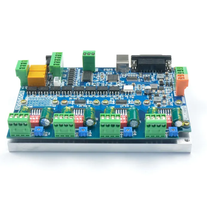 USB8727T4 USB MACH3 4 осевой ЧПУ контроллер с приводом все в одном 200 кГц полосный шаговый