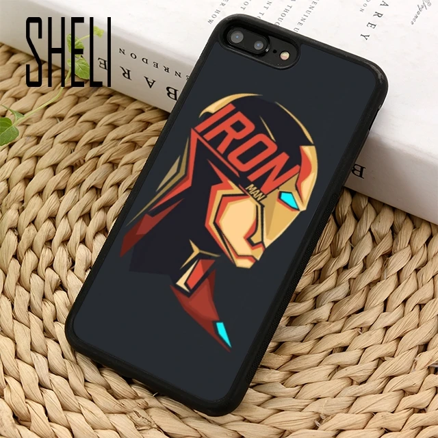 Чехол для телефона SHELI Iron Man DC Comic Style чехол iPhone 6 S 7 8 Plus X XR XS max 5 5S SE Samsung Galaxy S6 S7 edge S8 S9 |