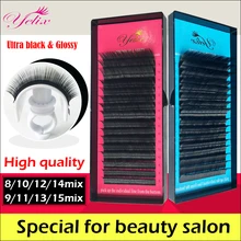 1/4 Mix tray cilios false eye lashes natural individual eyelash extension mink fake eyelashes Faux Cils lash wimpers black tools