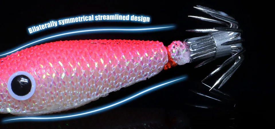 Новинка 7 шт. светящийся светильник для кальмаров зонтик из нержавеющей стали крючок рыболовная Каракатица креветка 1,5 приманка осьминога приманка для джигинга