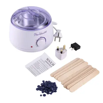 

1 Set Depilation Beauty Hands Wax Warmer Hair Removal Kit Electric Wax Heater Hard Wax Beans & Wax Applicator Sticks EU plug