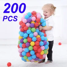 Bolas de plástico para bebês, cores para bebês, bolas de plástico para piscina, oceano, ondas, brinquedo para nadar, casa com arco de basquete hyq2