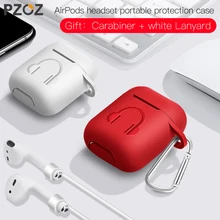 PZOZ Earphone Case For Apple Airpods strap Soft Silicone headphone Case Earphone accessories Protective wireless bluetooth