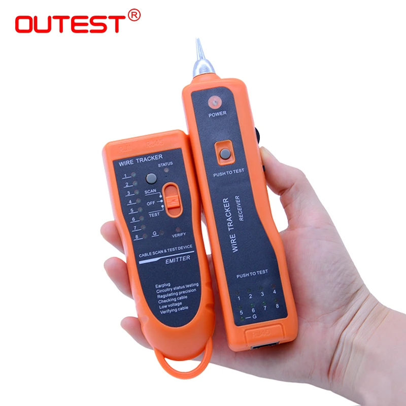 Electrical Wire Tracker Tracer Toner Digital Finder Network Lan Cable Telephone Cable Tester For