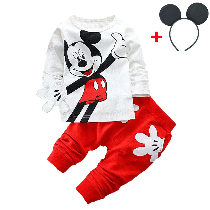 Disney Mickey Minnie Frozen Xmas Baby Set Fashion Newborn Baby Cute Girl T-Shirts Pants Outfits Kids Tracksuits Jogging Suits HTB1q rIX2jsK1Rjy1Xaq6zispXaf - Disney Mickey Minnie Frozen Xmas Baby Set Fashion Newborn Baby Cute Girl T-Shirts Pants Outfits Kids Tracksuits Jogging Suits