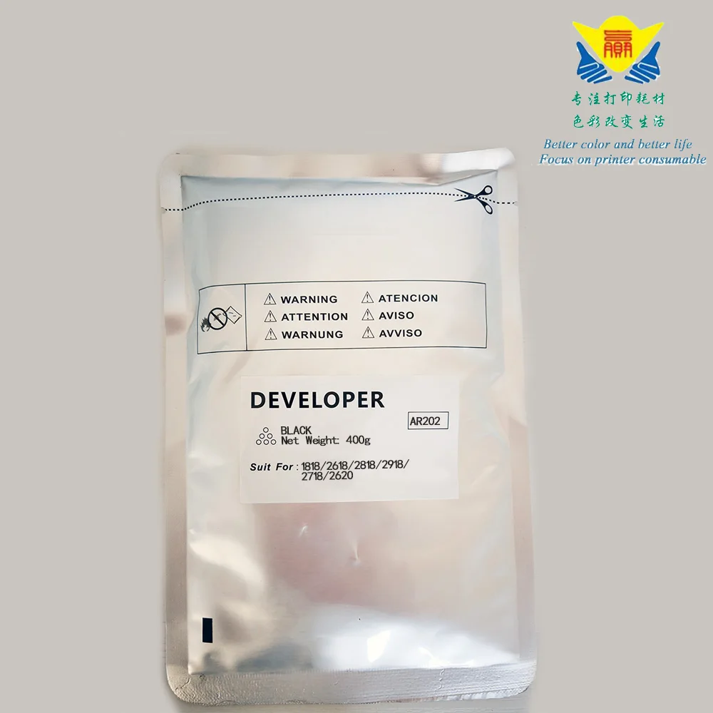 

JIANYINGCHEN Compatible black Developer powder for sharp AR202SD 1818 2618 2818 2918 laser printer 400g per bag
