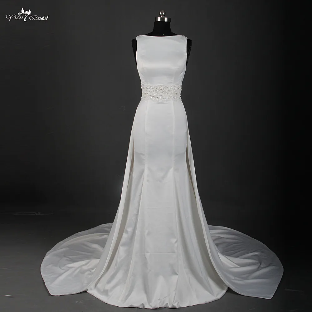 Vestido De Noiva Barato атласное свадебное платье RSW804|satin wedding dress|wedding dressvestido de noiva |