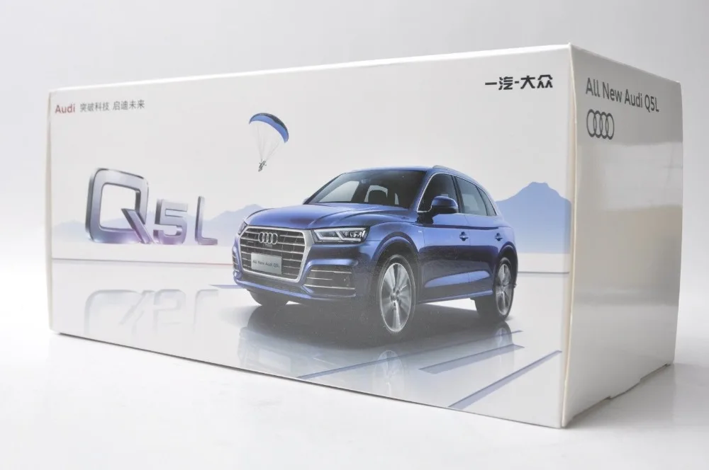 1:18 литая под давлением модель для Audi Q5L Q5 красный внедорожник сплав игрушечный автомобиль миниатюрная коллекция подарки