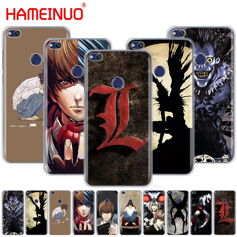 

HAMEINUO Anime Death Note Cover phone Case for huawei Ascend P7 P8 P9 P10 P20 lite plus pro G9 G8 G7 2017