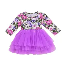 Newborn Baby Girls Dress Flower Party Princess Pageant Wedding Tutu Dresses Children Clothes цена Newborn Baby Girls Dress Flower Party Princess Pageant Wedding Tutu Dresses Children Clothes цены онлайн