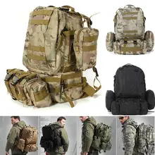 Hot 50L Military Tactical Backpack Waterproof 600D Nylon Rucksacks Outdoor Travel camping Hiking Sport Military Backpacks