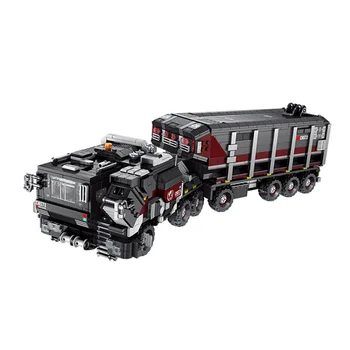 

628001 2105Pcs Military series Black technology earth carrier truck Model Building Kits Blocks Bricks Compatible Toys Gift