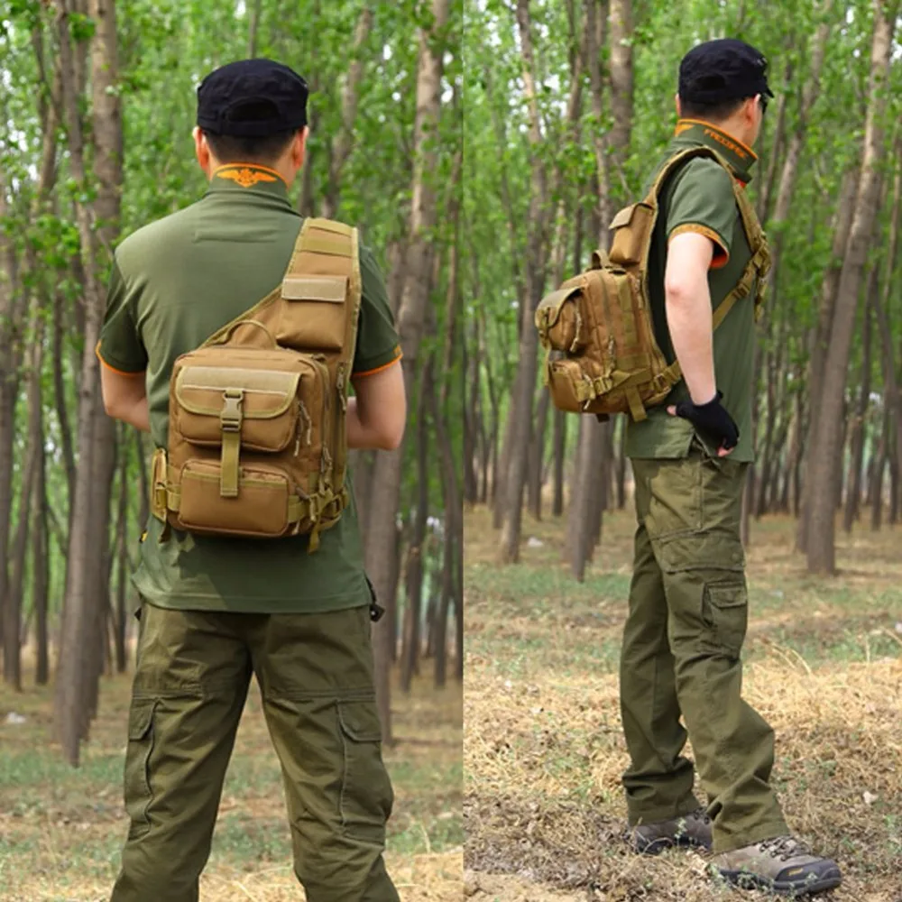 Molle открытый на одно плечо военный тактический рюкзак кемпинг альпинизм путешествия Туризм треккинг Туризм Спортивная Сумка Рюкзак