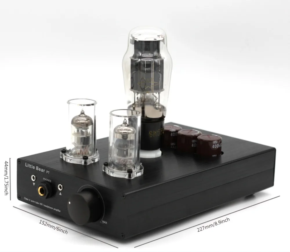 インピーダ Little Bear P7 ステレオ クラスA SRPP真空管 ヘッドホンアンプ ヘッドアンプ HiFi アンプ オーディオ