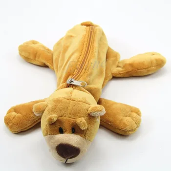 

Plush Cartoon Fluffy Animal Pencil Case Pen Coin Makeup Bag Stationary School