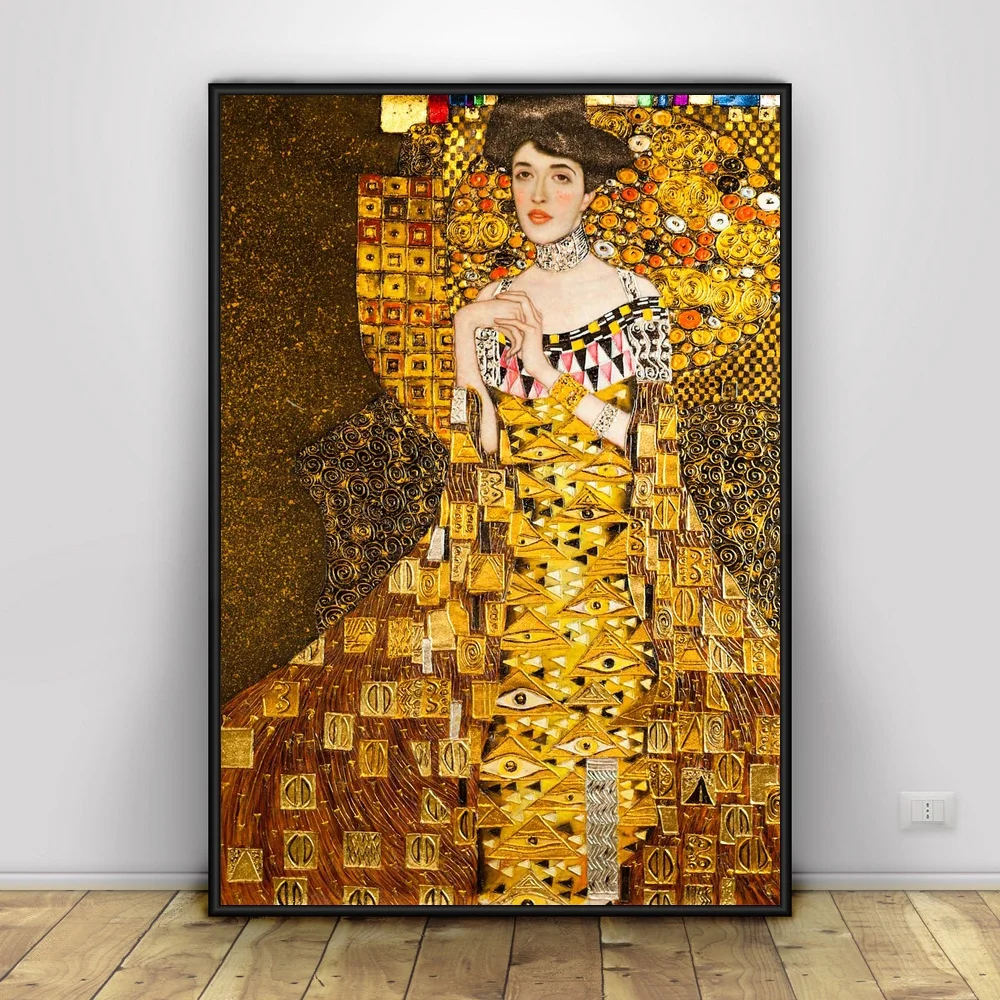 Художественный плакат Gustav Klimt, Современное украшение для дома, Картина на холсте, Hd принт, Ретро стиль, Настенная картина для гостиной, без рамки